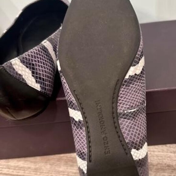 Enzo Angiolini Flats, Size 7.5, Snake print leather - Picture 6 of 6